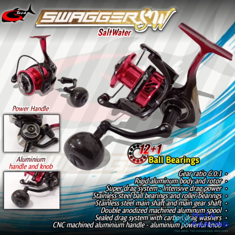 Reel gtech swagger sw 4000 hg power handle