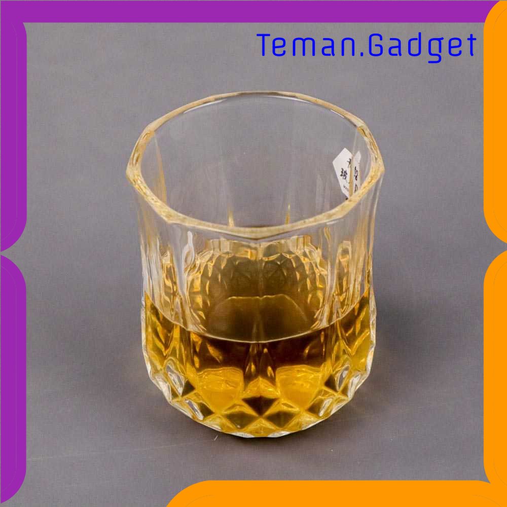 TG - DPR Lang Xu Gelas Cangkir Whiskey Wine Crystal Glass Cup Sloki 200ml - LXZS0601