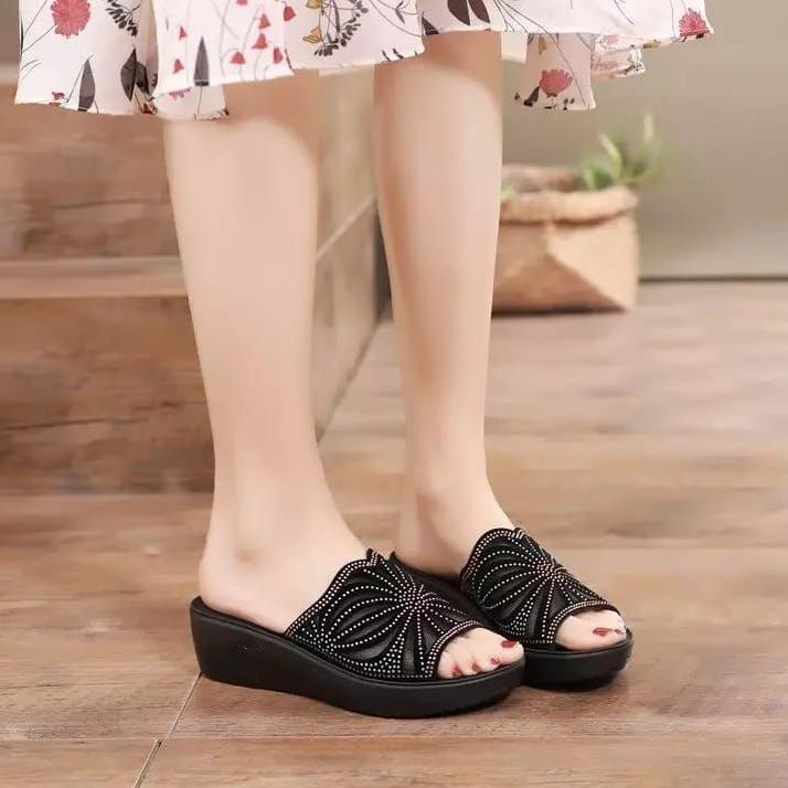 ㅴ Sandal Wedges Sofiya Wanita Termurah/Sandal wedges Sofiya/Sandal sofiya wanita ㅈ