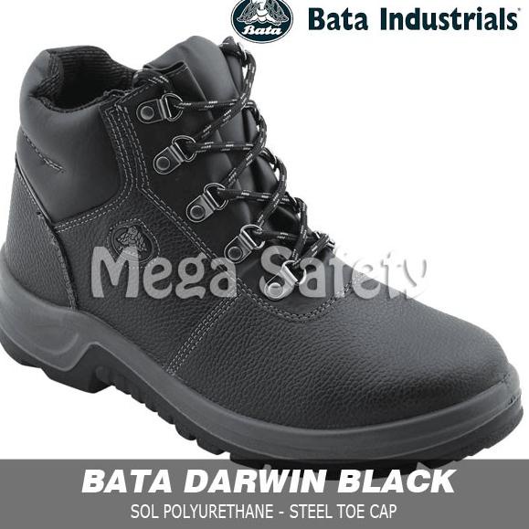 Jual Bata Darwin Black Sepatu Safety Shoes (KODE M4185) Shopee Indonesia