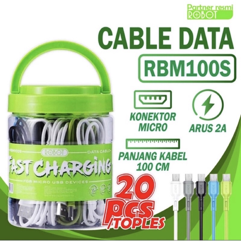 Jual Kabel Data Micro Usb Robot Rbm S Fast Charging Original Beli