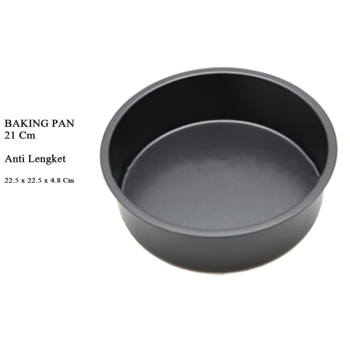 Baking Pan Teflon Anti Lengket 21 Cm #Original