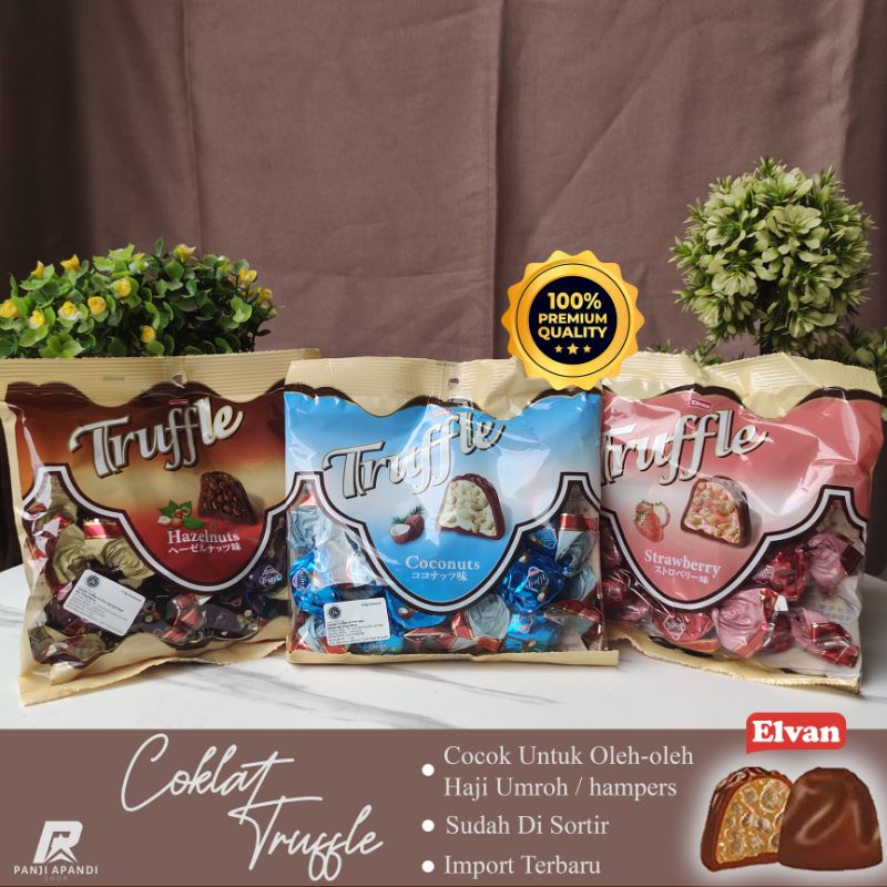 

[ORIGINAL TURKI] ELVAN TRUFFLE CHOCOLATE 115g COKLAT COKELAT OLEH-OLEH HAJI DAN UMROH