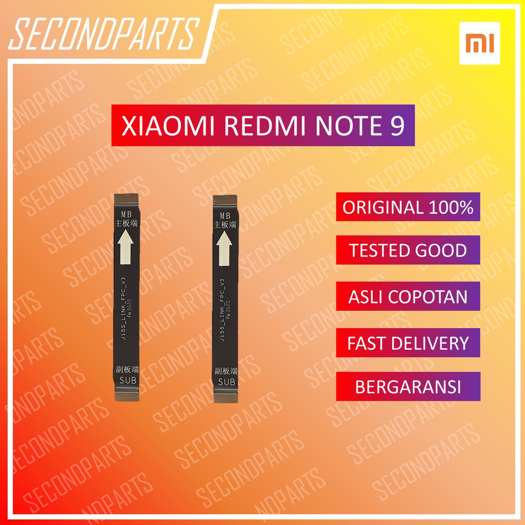 FLEXIBLE MAINBOARD MAIN BOARD UI XIAOMI REDMI NOTE 9 ORIGINAL COPOTAN