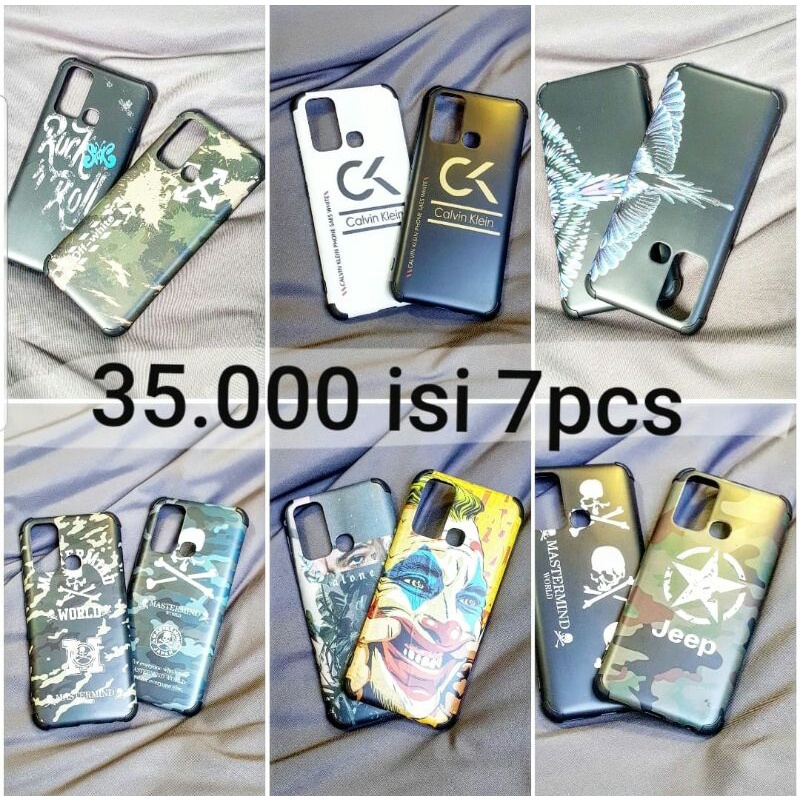 CASE IPHONE 35RIBU ISI 7PCS MOTIF RANDOM CASE CASING HP MURAH