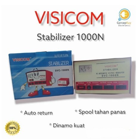 Stabilizer 1000watt visicom / Penstabil listrik / Stavol visicom 1000w