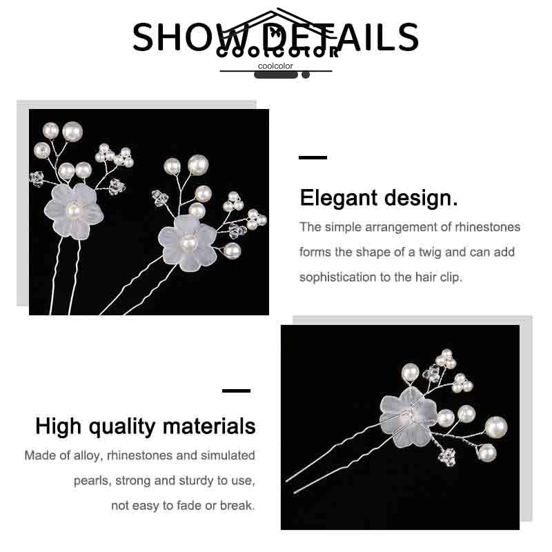 COD❤️Bunga Pengantin Mutiara Jepit Rambut Kecil Aksesoris Pernikahan Aksesoris Kepala Wanita- cl