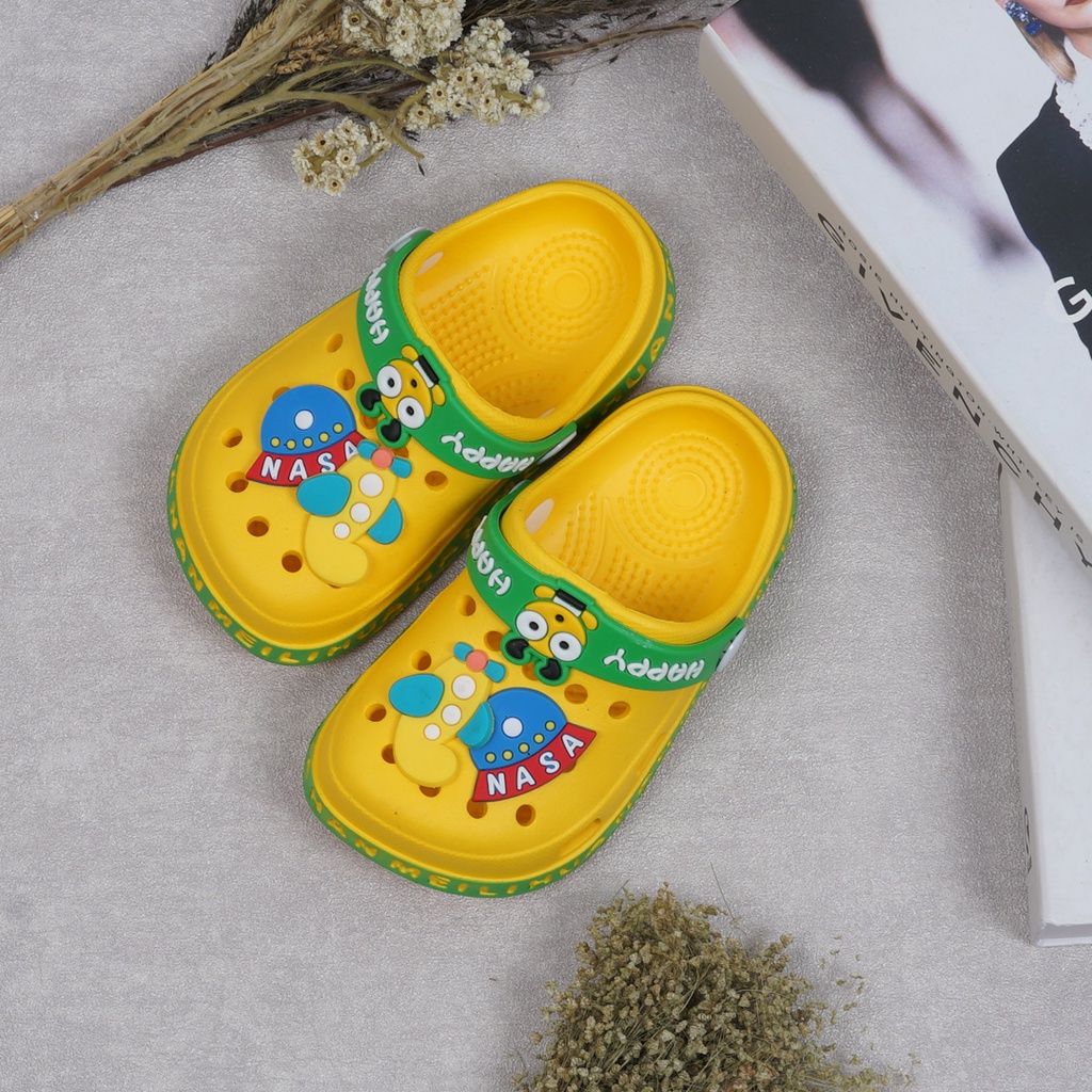 Sandal Anak Baim Nasa Cewek / Cowok - Sandal Import