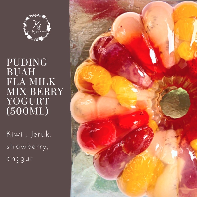 

PUDING MIX FRUIT - YOGURT MIX BERTY SAUCE 500ML D:24