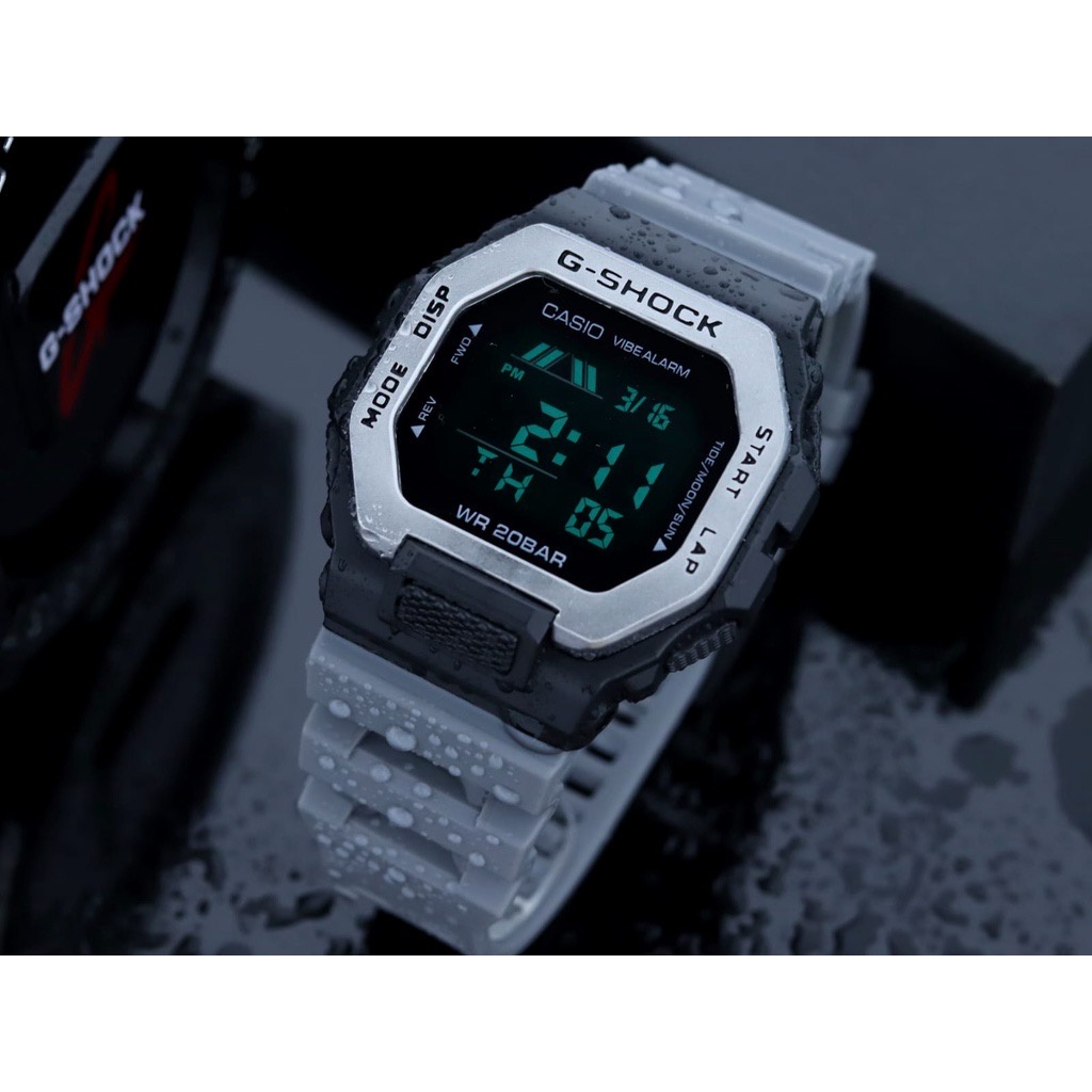 G Shock GBX-100 Jam tangan digital pria &amp; anak anak anti air LED Sporty smartwatch alarm stopwatch