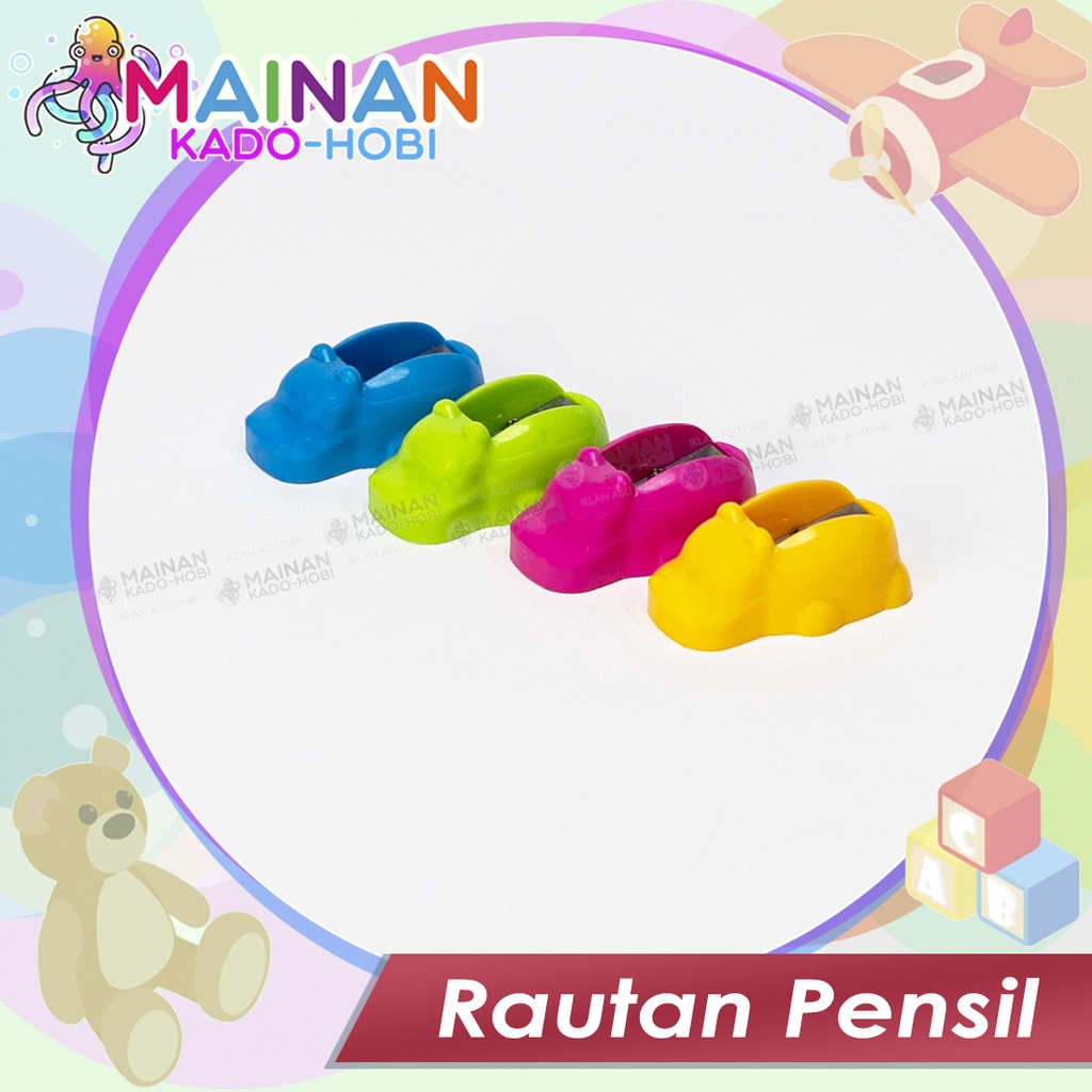 STATIONERY ALAT TULIS SEKOLAH SHARPENER SERUTAN RAUTAN PENSIL KARAKTER LUCU