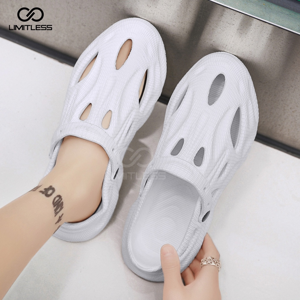 Sepatu Sandal Pria Slop Dragon Terbaru Trendy Sendal Slip On Cowok Kekinian EVA Sepatu Slop Pria Anti Slip