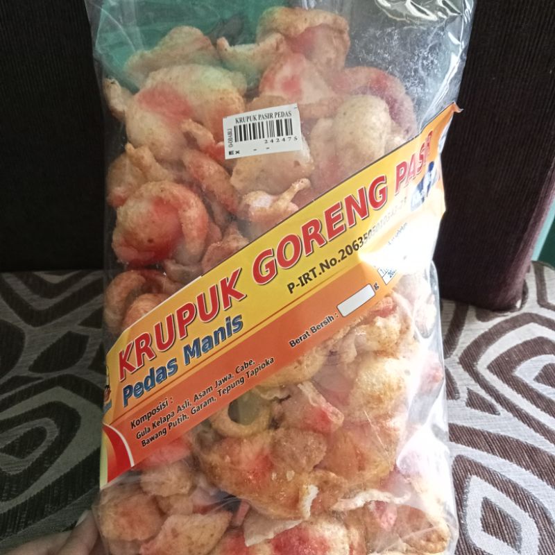 

Kerupuk Goreng Pasir Krupuk Wedi Pedas Manis Khas Blitar