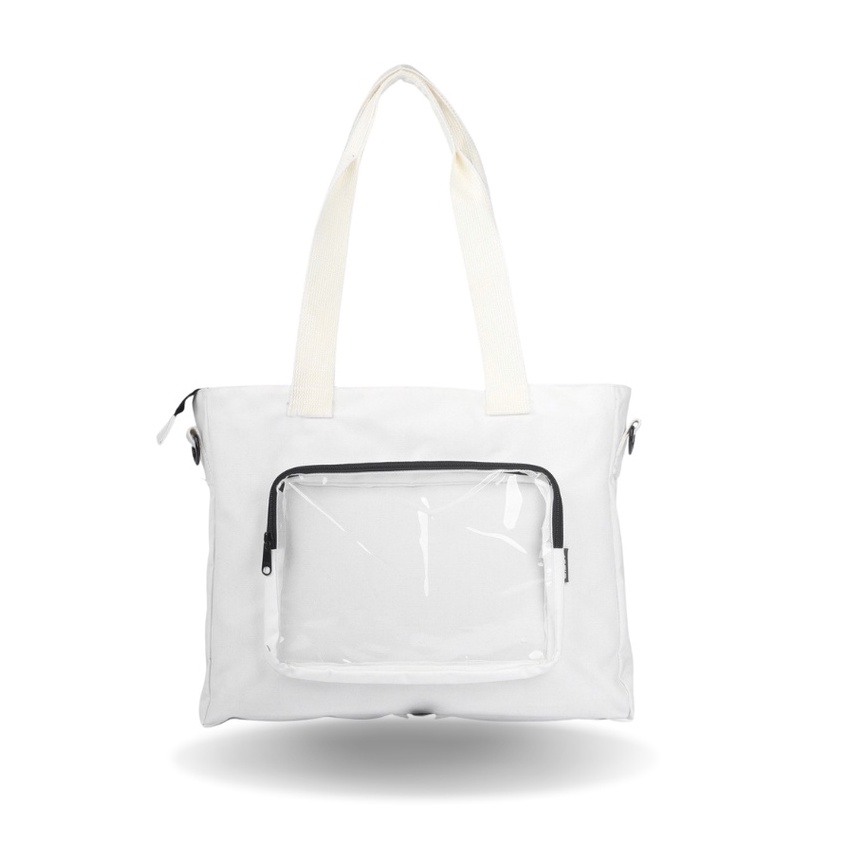 LIFE WORK WHITE |ManNeedMe x ARCIO| Tas Selempang Pria Wanita Tas Jinjing Laptop Case Tote Bag Unisex ORIGINAL