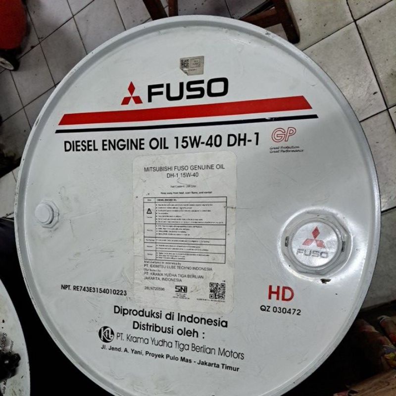 oli diesel 15w -40 dh 1 jual eceran per 5 liter