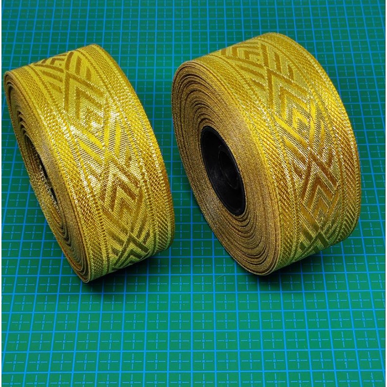 PITA / RENDA INDIA / ETNIK / GAMIS EMAS 3.8CM ( ISI:-/+15METER )