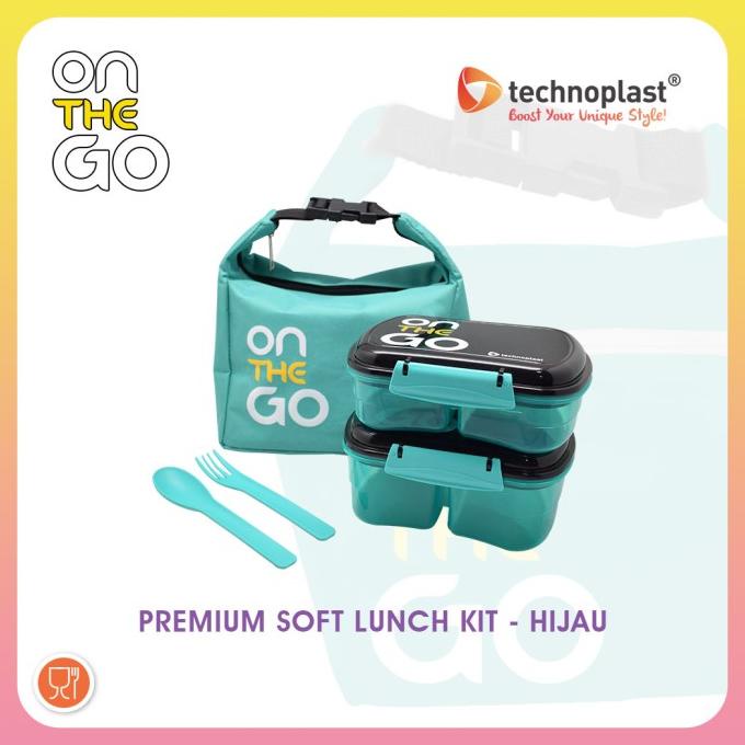 ONTHEGO PREMIUM SOFT LUNCH KIT / LUNCH BOX SET / TAS BEKAL
