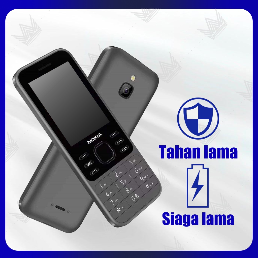 New Nokia 6300 2021 HANDPHONE No kia Hp murah Mobile Phone Only 2G