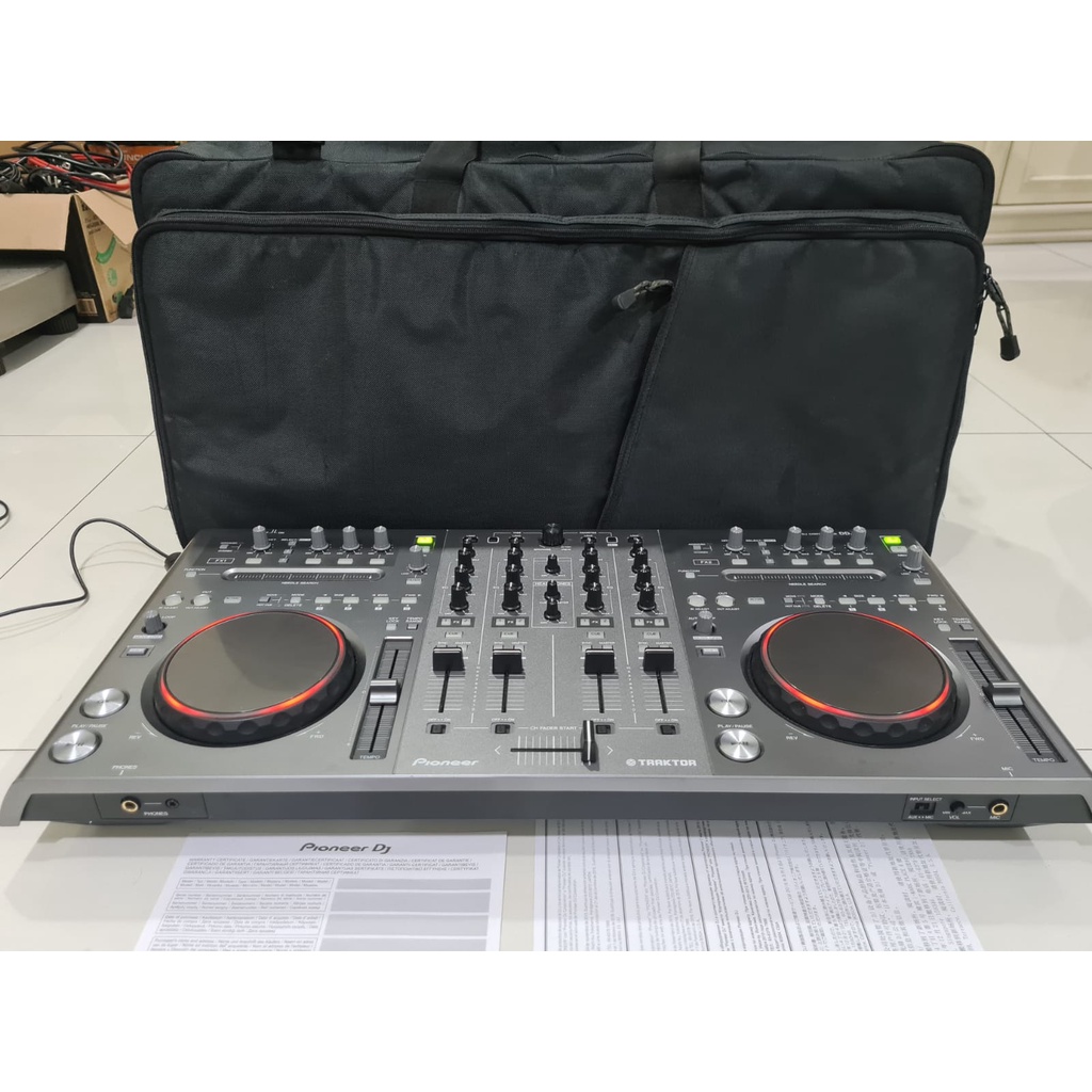 Alat DJ Pioneer DDJ T1 + Tas DJ Controller Pioner Traktor DJ Limited Edition