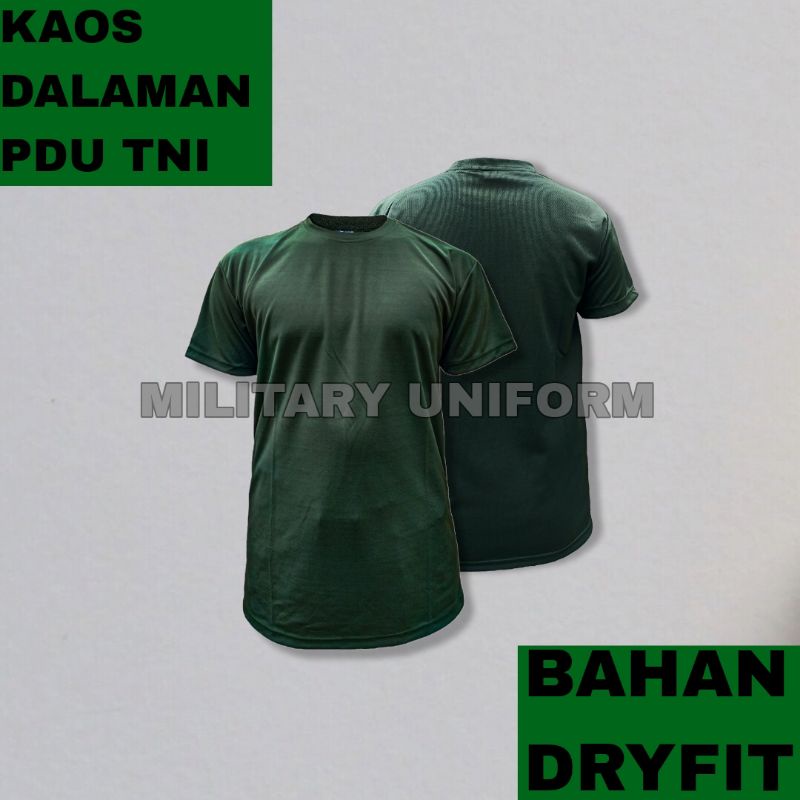 KAOS PDH PDU PDL TNI KAOS DALAMAN PDH TNI DRYFIT PREMIUM TARGET