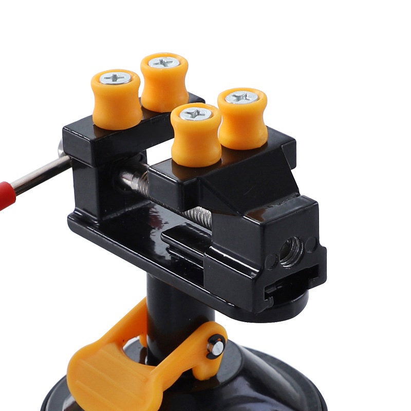 Klem Catok Meja Mini Portable Untuk Pekerjaan Kecil Hobi Perhiasan Diy Craft Repair Tool Work Table Bench Vise Tool Vice