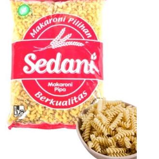 

L4R✼ Sedani Mie Pasta Spaghetti Lidi 1 Kg, Kerang, Spiral & Fusilli , Pipa | Packing Aman | Paling Baru