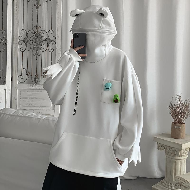 Frog hoodie (free 2 pins)