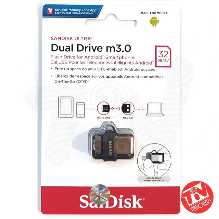 Flash Drive SANDISK Ultra Dual USB 3.0