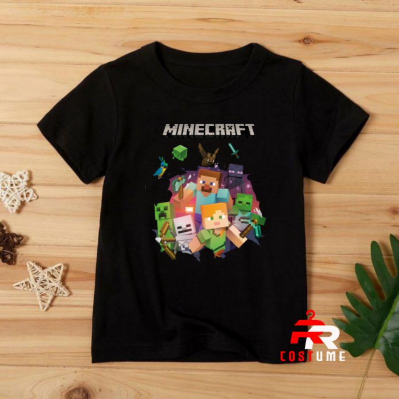 MINECRAFT BAJU ANAK ATASAN ANAK MINECRAFT