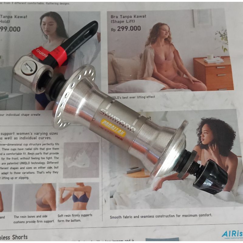 hub depan shimano altus parallax 36H