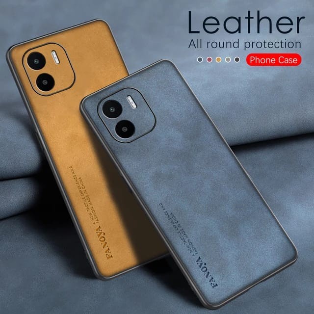 REDMI A1 / REDMI A2 COVER SOFT CASE PREMIUM LEATHER FANOYA SILIKON SOFTCASE