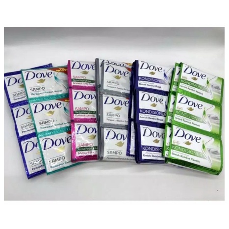 SHAMPOO DOVE 1 DUS = 480 SACHET