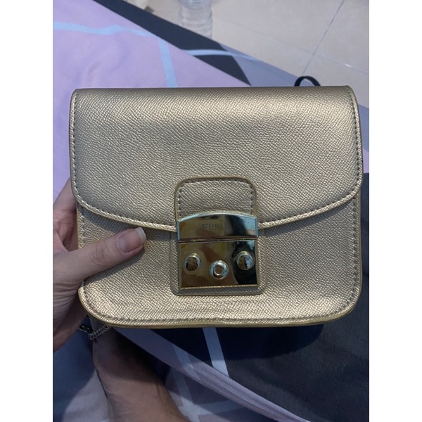 PRELOVED SLING BAG FURLA MINI BAG TAS SELEMPANG TAS PESTA
