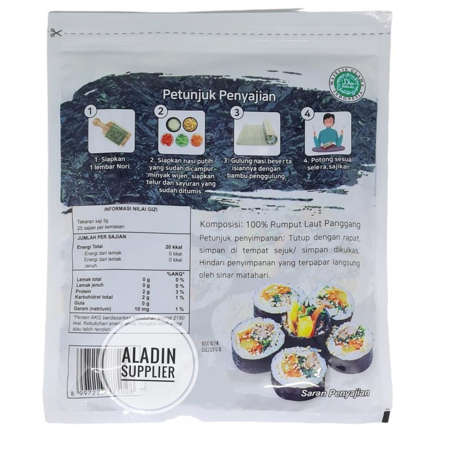 

★Produk✱ Sushi Nori Halal isi 50 lembar 87