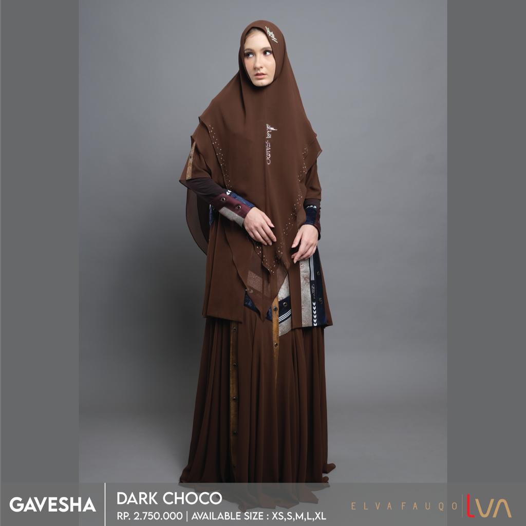 GAMIS GAVESHA BY LVA TRENDY ELEGAN MODIS SIMPLE KEKINIAN BEST SELLER
