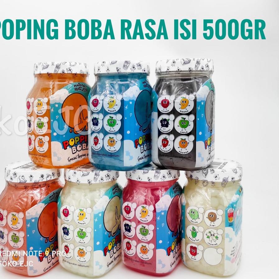 

❤[PROMO ⚡ALE!!!]❤ Popping Boba Aneka Rasa-rasa 500gr Popping Jelly 500gr