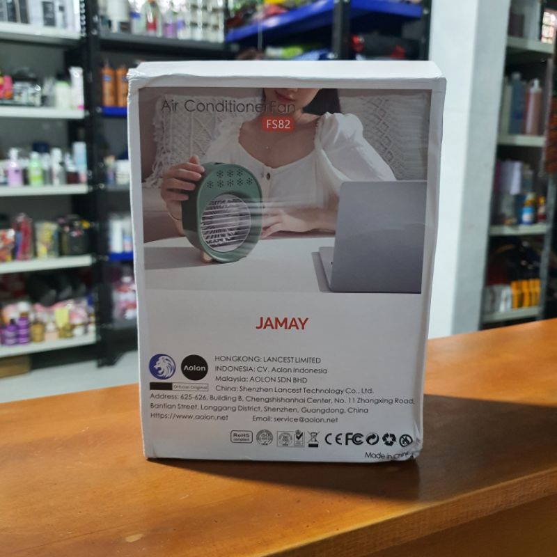 Kipas Angin Humidifier Purifier Pelembab Udara Mini Portable
