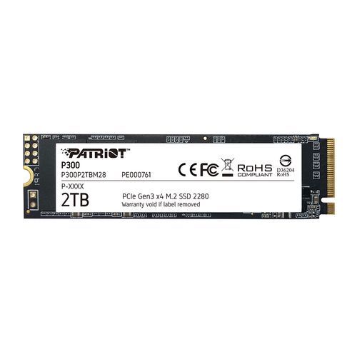 SSD M.2 NVME PATRIOT P300 128GB, 256GB, 512GB, 1TB, 2TB PC Internal 2280