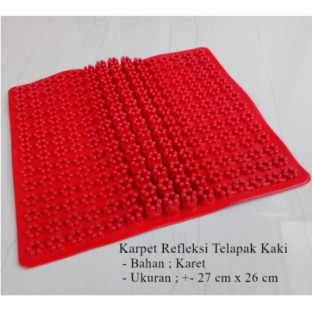 Alat Terapi Pijat Akupuntur / Karpet Refleksi Kaki Bergelombang / Karpet Akupuntur