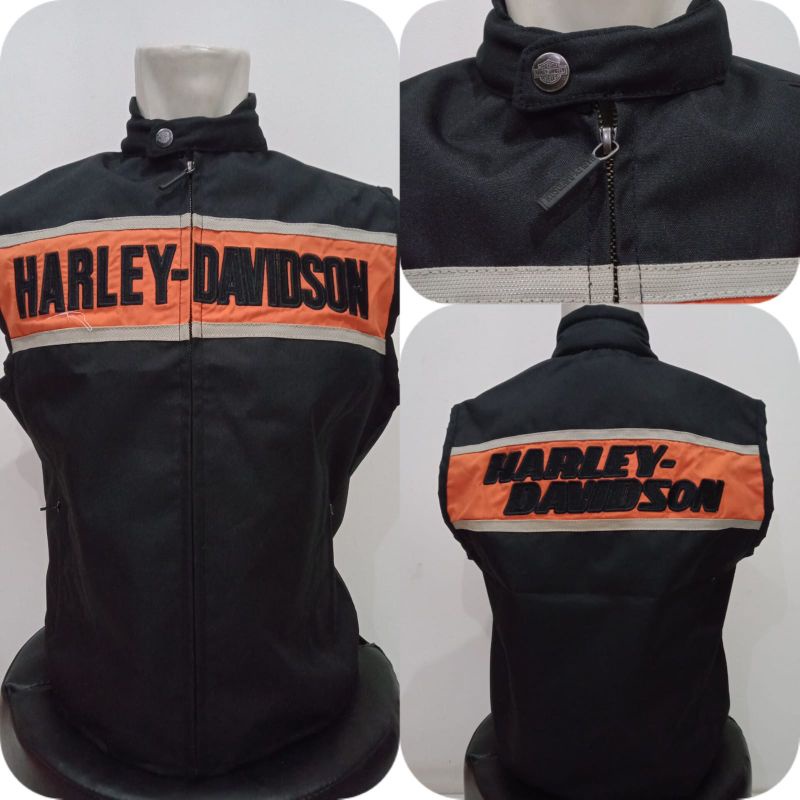Rompi Vest Harley Davidson Zipper