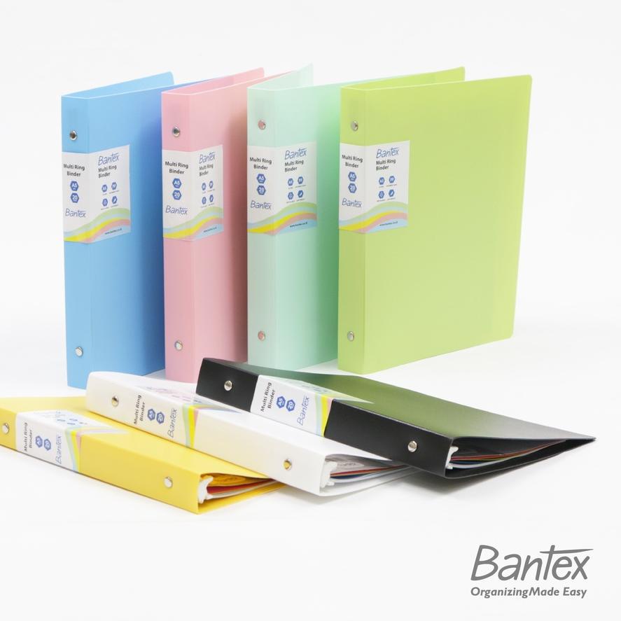 

TERBAIK Bantex A5 Trendy Multi Ring Binder 20 Hole Sky Blue 3124 23 SJ#