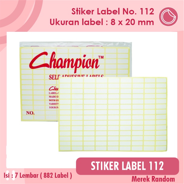 

Stiker Label 112 | Label Harga Praktis, Stiker Harga