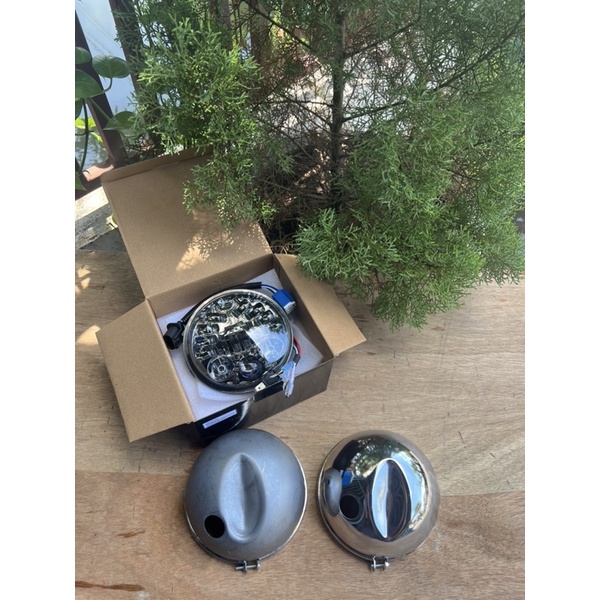 Daymaker 5.7 inc 16 led set batok l2g pnp cb100 cb cb125 gl 100 gl pro batok l2g mentah baton crom