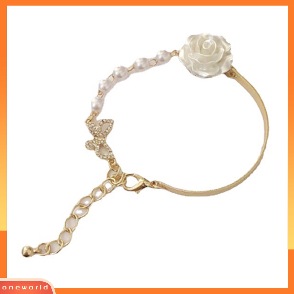 [ONE] Women Bracelet Eye-catching Tahan Aus Tembaga All-Match Women Butterfly Bracelets Hadiah Perhiasan Untuk Gadis