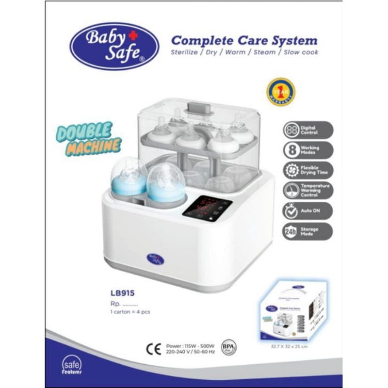 Baby safe LB915 Complete Care System - Alat Masak Multifungsi