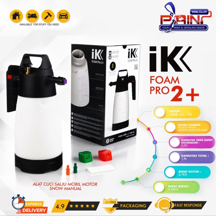 IK FOAM PRO 2+ Botol Spray Alat Cuci Salju Mobil Motor Snow Manual