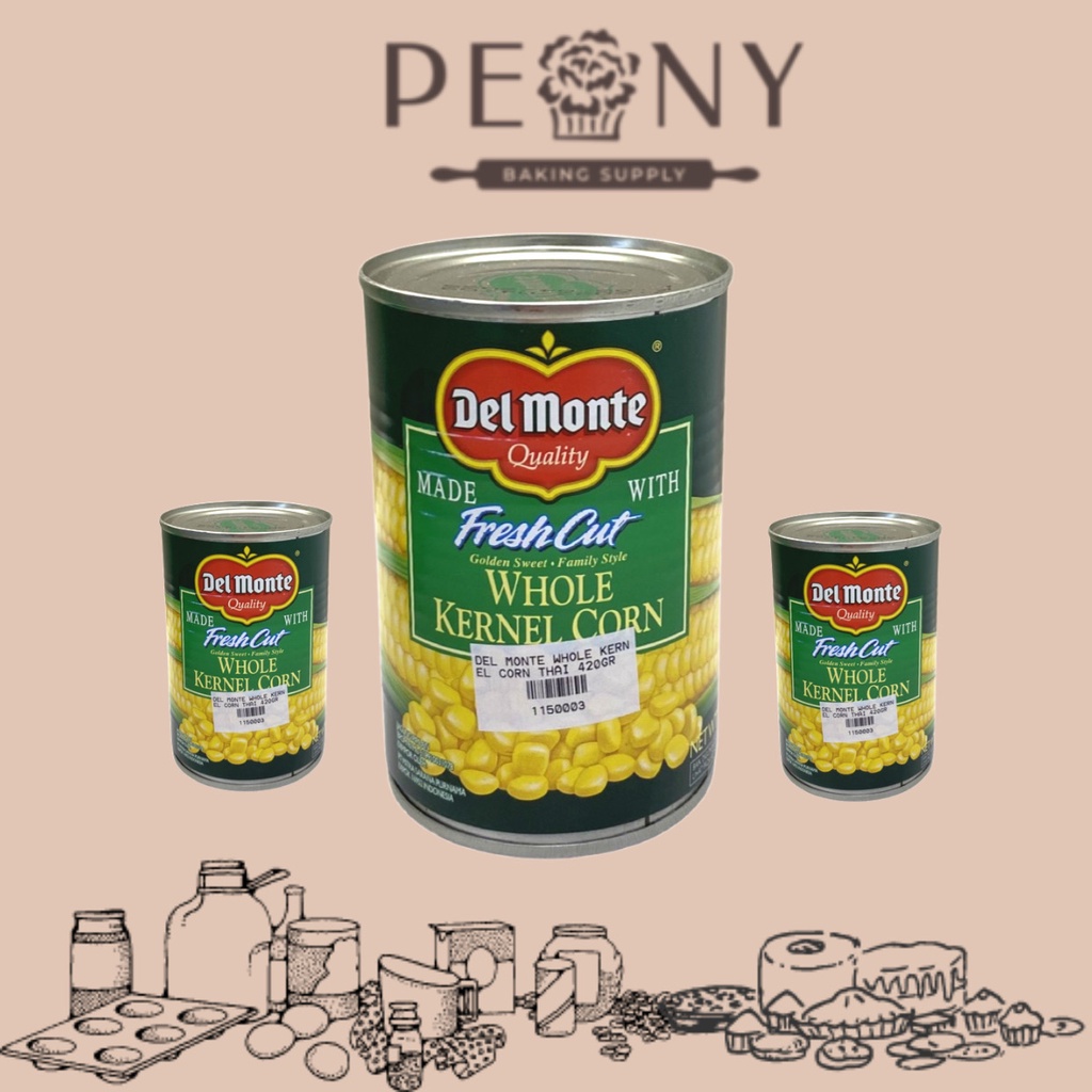 DEL MONTE WHOLE KERNEL CORN THAI 420 GR