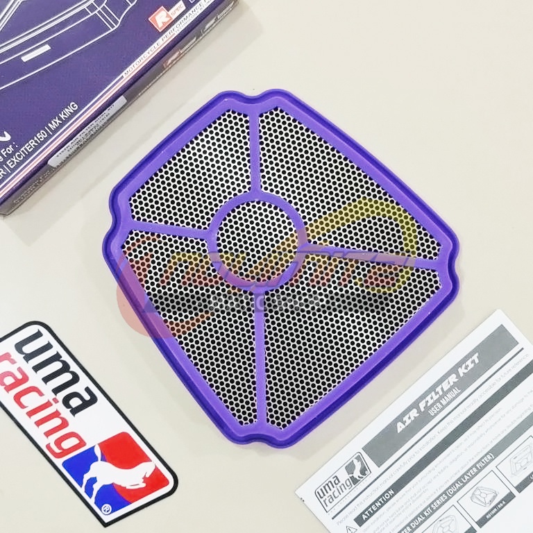 Air Filter Udara Uma Racing Dual Kit Saringan Hawa MX King