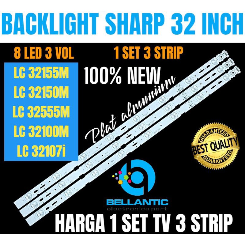 BACKLIGHT TV 32INCH SHARP LC 32150M-LC 32155M-LC 3255M-LC 32100M BACKLIGHT TV LED 32 INCH