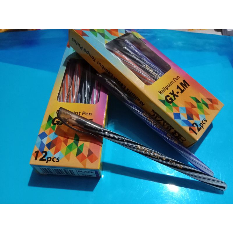 

Gratis packing Pulpen murah bolpoin tinta hitam pen baru